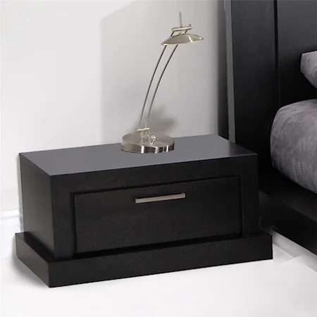 Contemporary 1 Drawer Nightstand